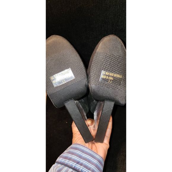 Wild Diva Lucite Wedge Bootie NWOT - Picture 5 of 5